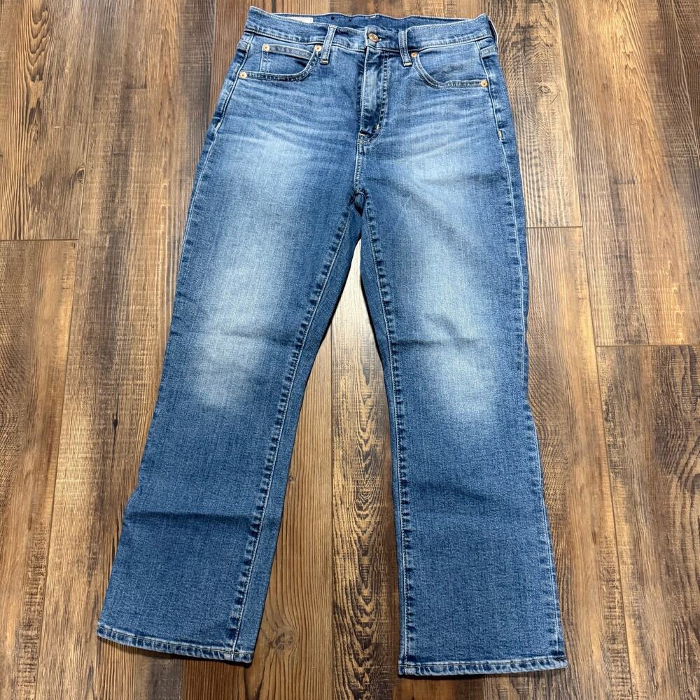 Gap Kick Fit High Rise Jeans Women’s 29/8R Medium Wash Bootcut Flare Stretch